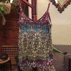 Small Multi-Color Tribal Pattern Tank Top